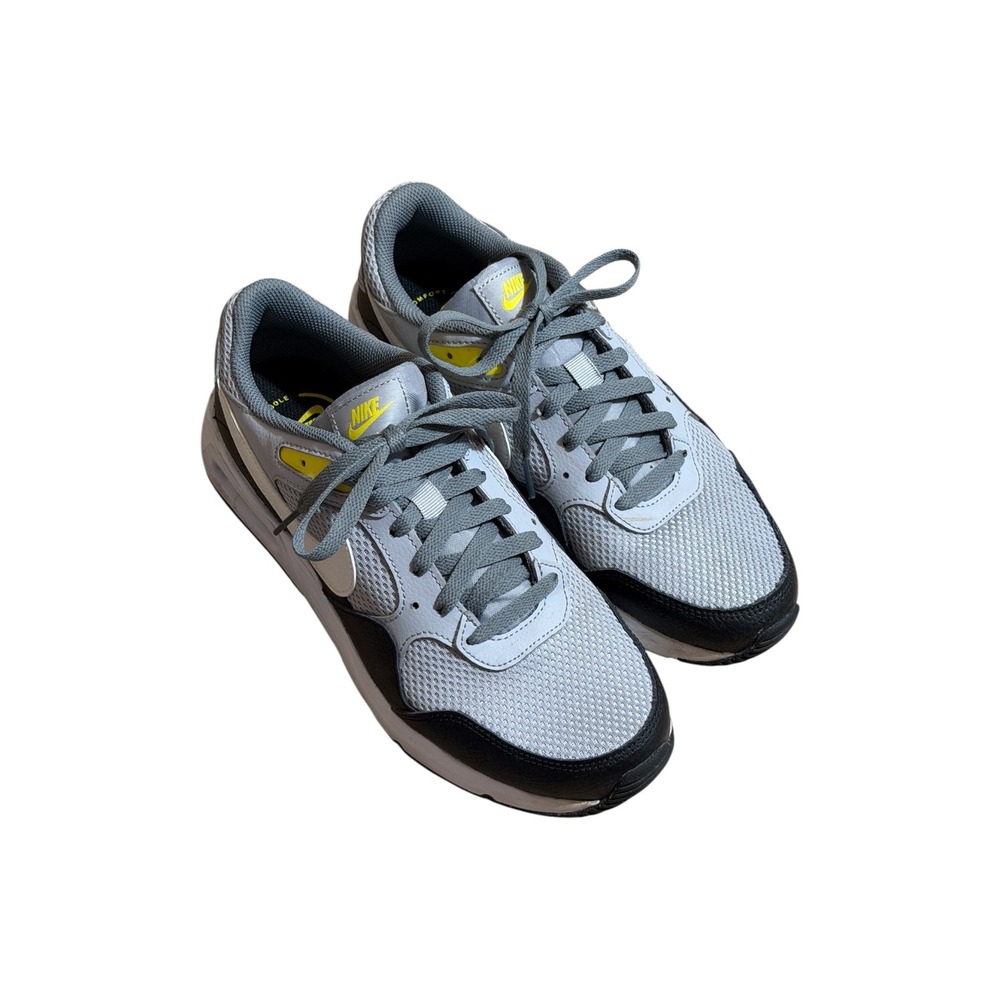 Nike Air Max SC Mens 8 Gray Black Yellow DQ3995-001 Sneakers Casual Athletic